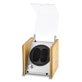 Luxury Giftware by Jere Bamboo Double Watch Winder
