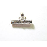 14kt white gold diploma charm